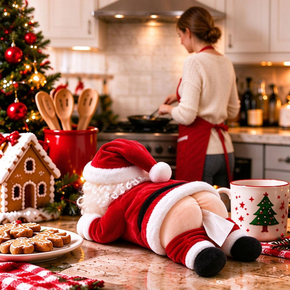 Fashionable And Creative Santa Claus Tissue Holder
