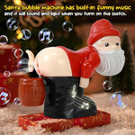 Electric Santa Claus Bubble-Blowing Machine